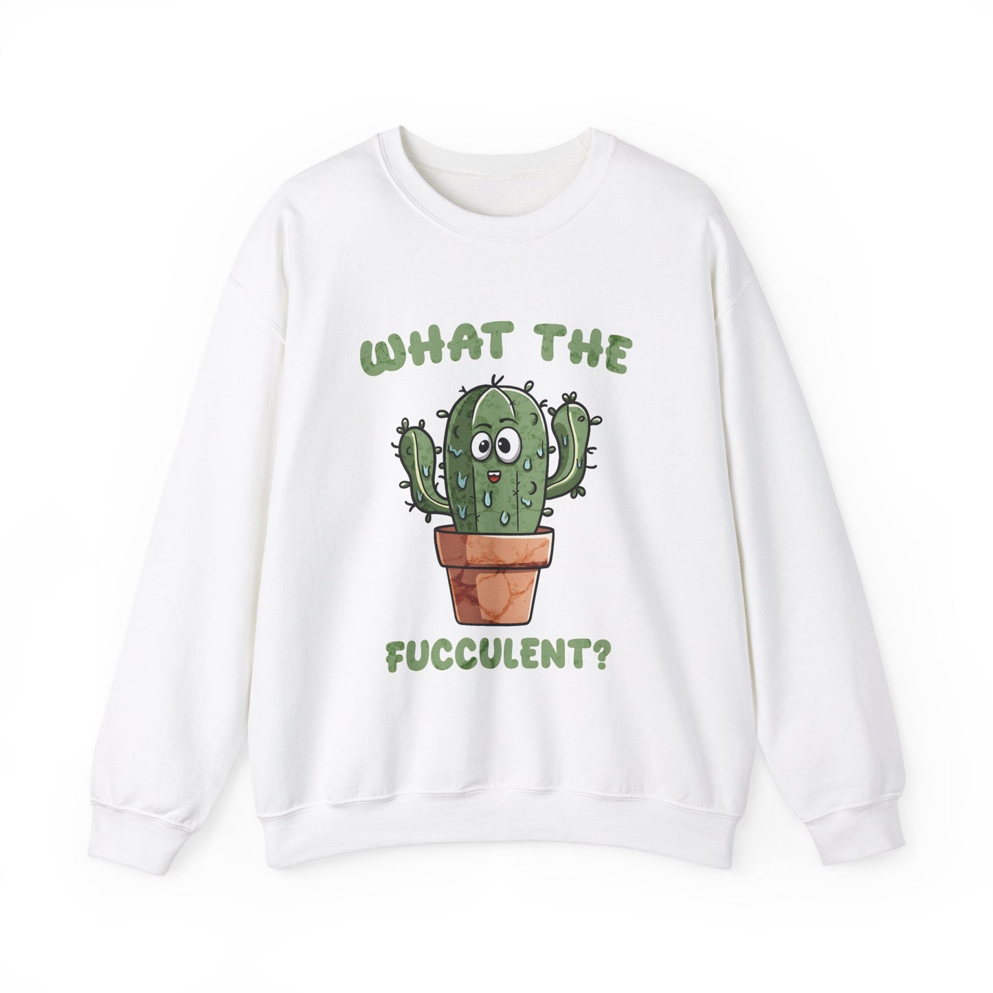 What the Fucculent Unisex Heavy Blend™ Crewneck Sweatshirt