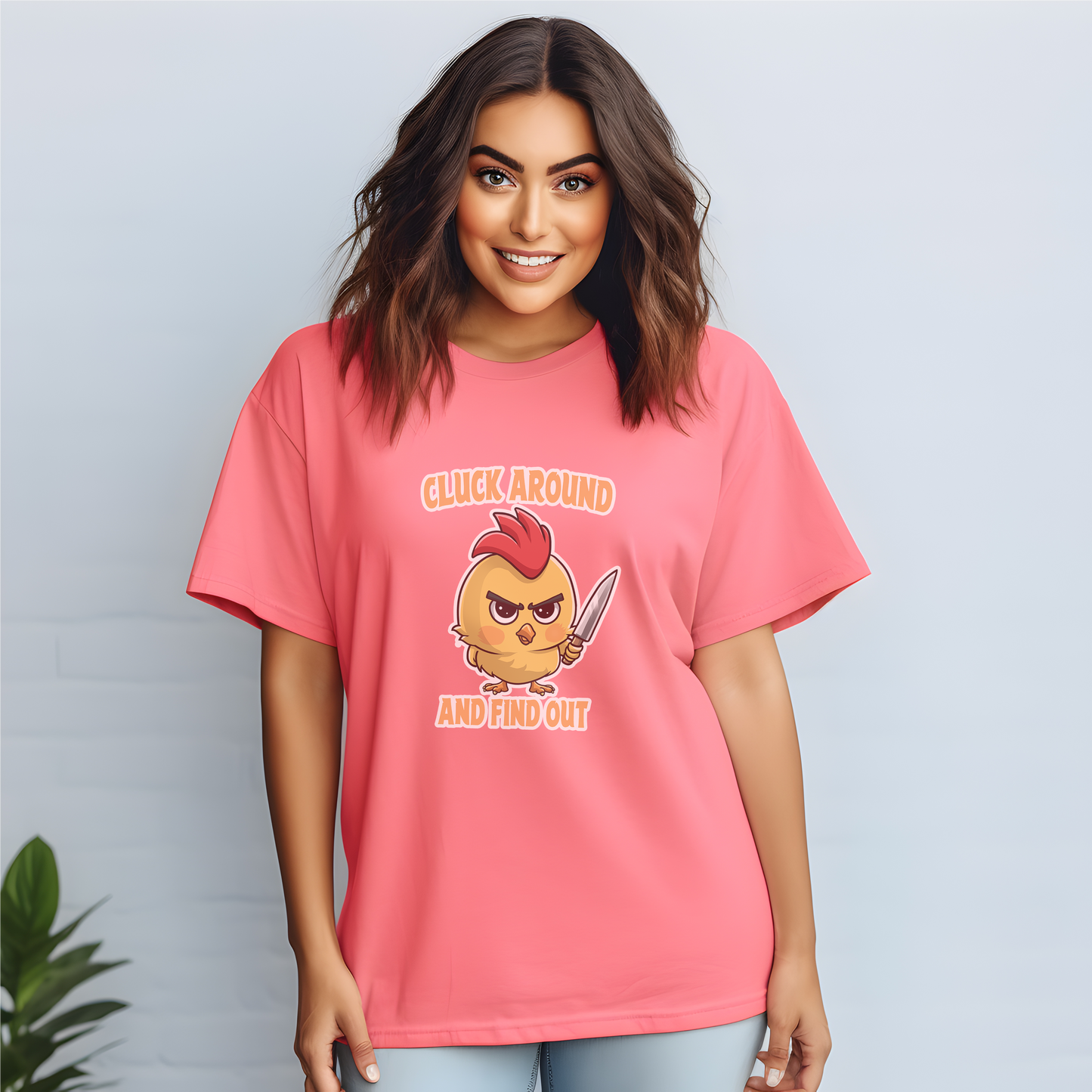 Cluck Around & Find Out Unisex Garment-Dyed 100% Cotton T-shirt