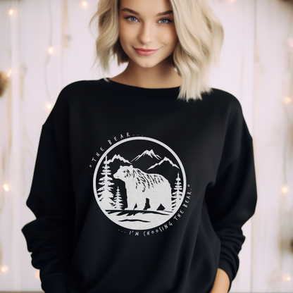 I Choose The Bear Unisex Heavy Blend™ Crewneck Sweatshirt