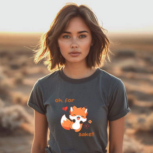 Oh For Fox Sake! Unisex Jersey Short Sleeve Tee