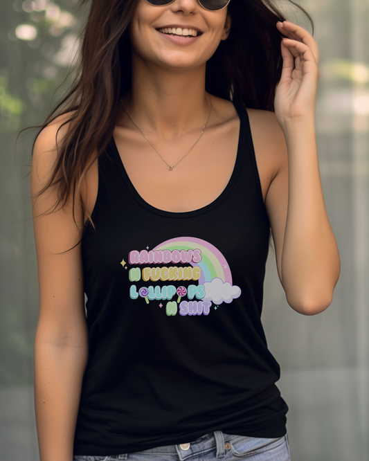 Rainbows n Lollipops Women's Ideal Racerback Tank