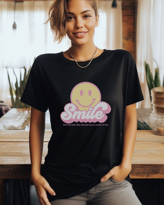 SMILE! Pastel Unisex Jersey Short Sleeve Tee