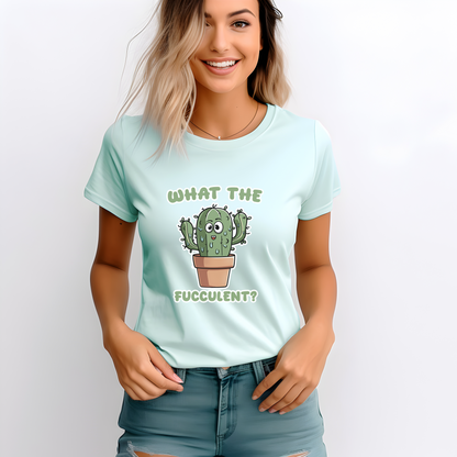 What The Fucculent Unisex Jersey Short Sleeve Tee