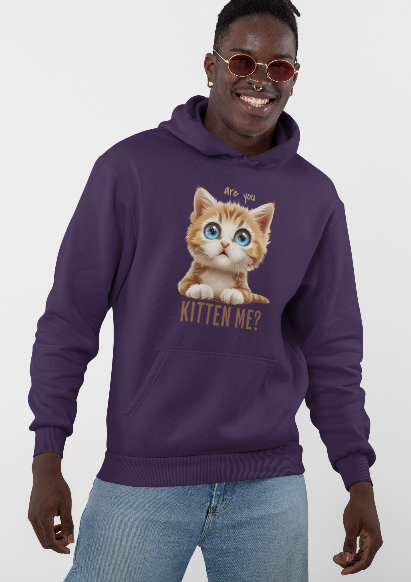 Are You Kitten Me? Unisex Heavy Blend™ Hooded Sweatshirt