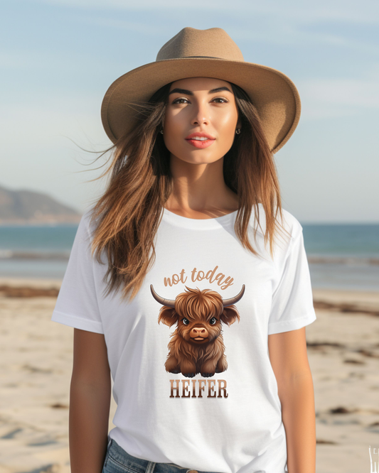 Not Today Heifer Unisex Jersey Short Sleeve Tee Express Delivery available