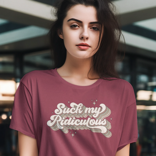 Suck My Ridiculous Earthy Unisex Jersey Short Sleeve Tee Express Delivery available