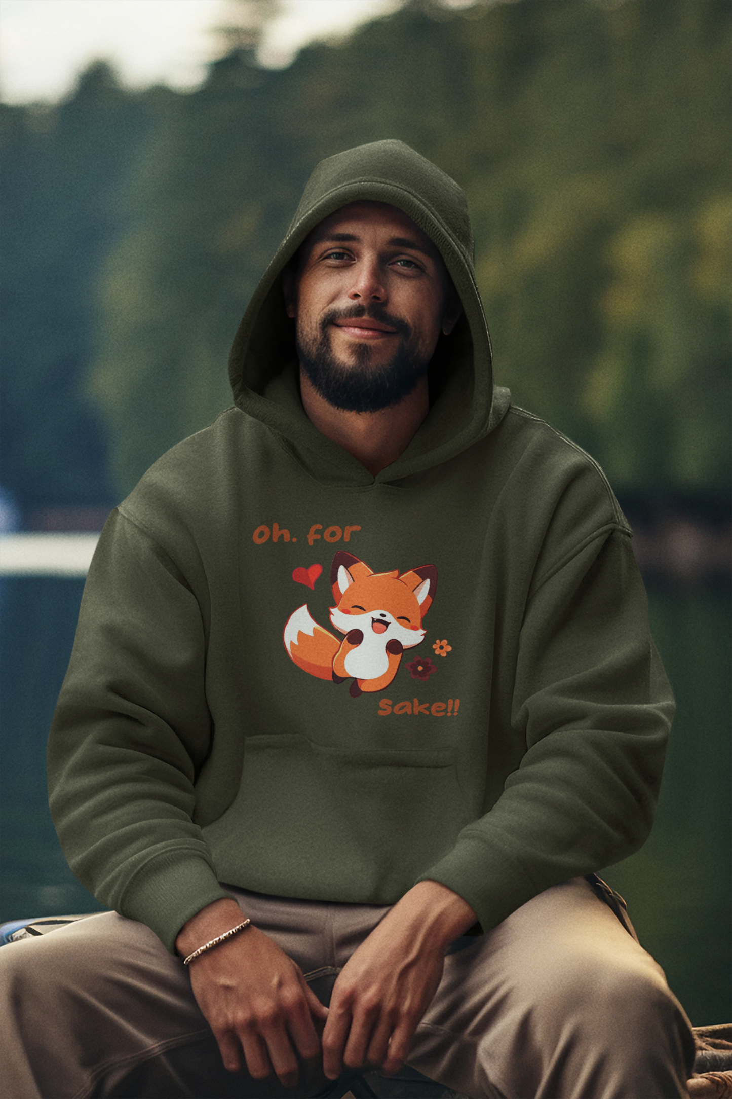 Oh For Fox Sake! Unisex Heavy Blend™ Hooded Sweatshirt