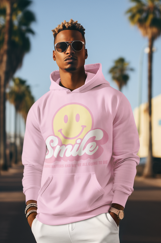 SMILE! Pastel Unisex Heavy Blend™ Hooded Sweatshirt