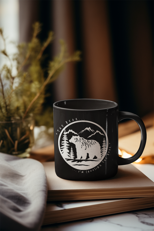 I Choose The Bear Black Mug (11oz, 15oz)